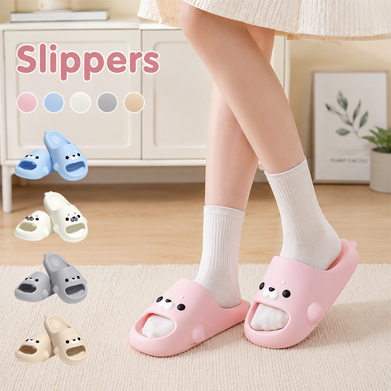 Mule Slip On - Seal Slippers Women Summer Soft Sole