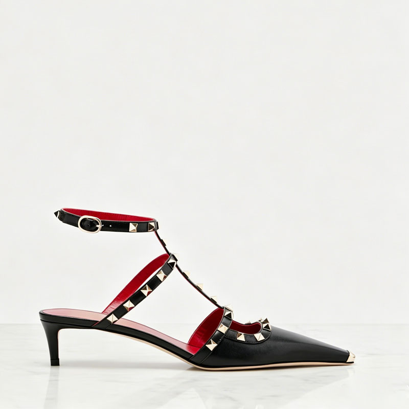 2026 Women's Rivet Low Heel Sq - Women'S Shoes Quality ulasan dan harga