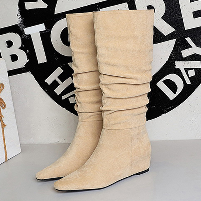 BIGTREE New Autumn Winter Desi - Knee High Boots Women ulasan dan harga