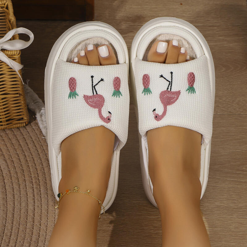Flamingo Platform Women's Slip - Mule Slip On ulasan dan harga